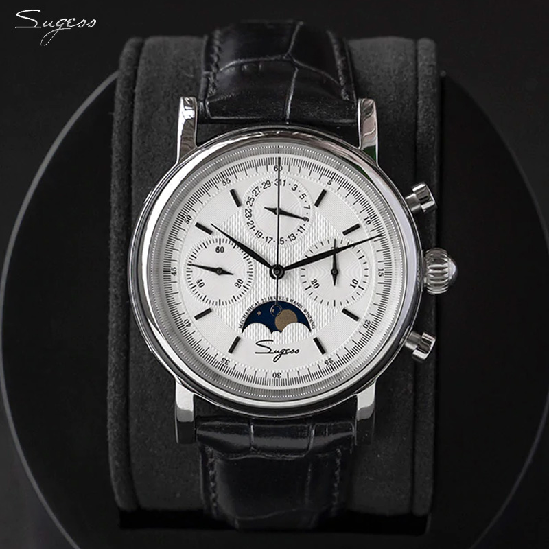 Omega Watch Constellation - Sugess 남성용 시계 오리지널 무브먼트 ST1908