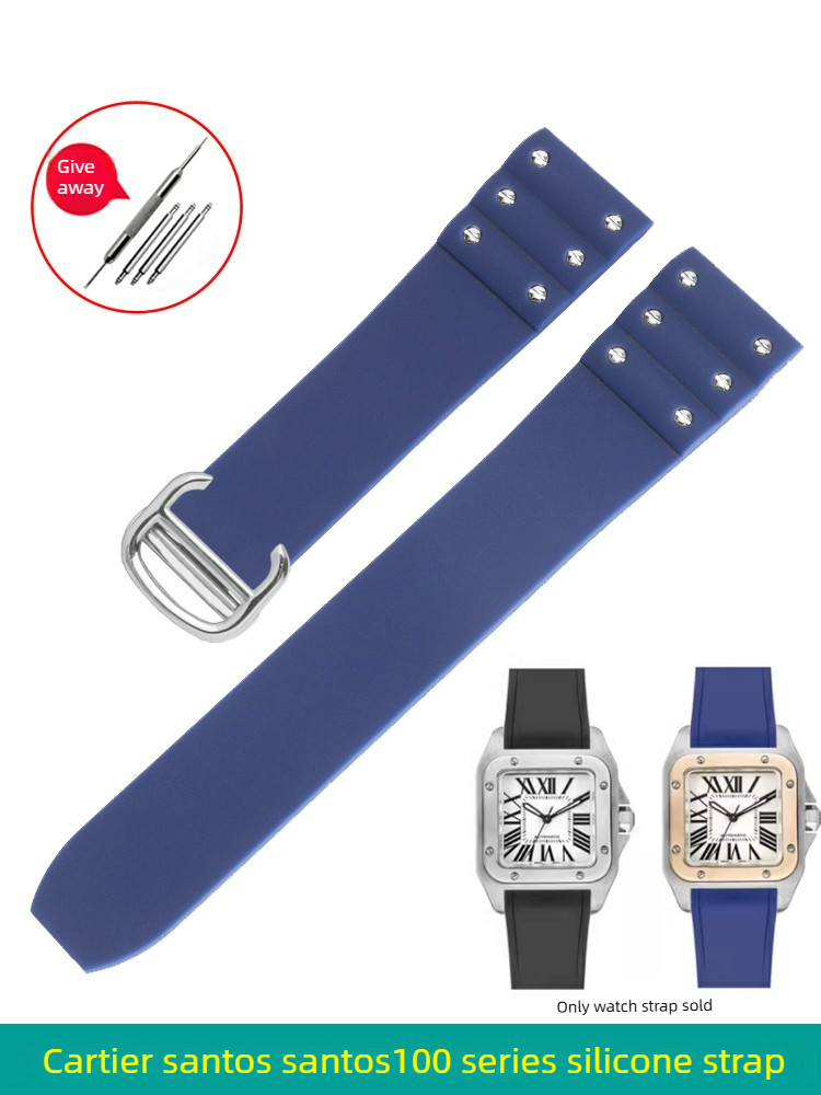 까르띠에 산토스 남성용 접이식 버클 토션 네일 고무 실 - Cartier Watch Santos 리뷰 및 가격