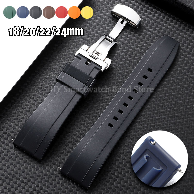 18mm 20mm 22mm 24mm 실리콘 시계 스트랩 - Suede Strap Watch 리뷰 및 가격