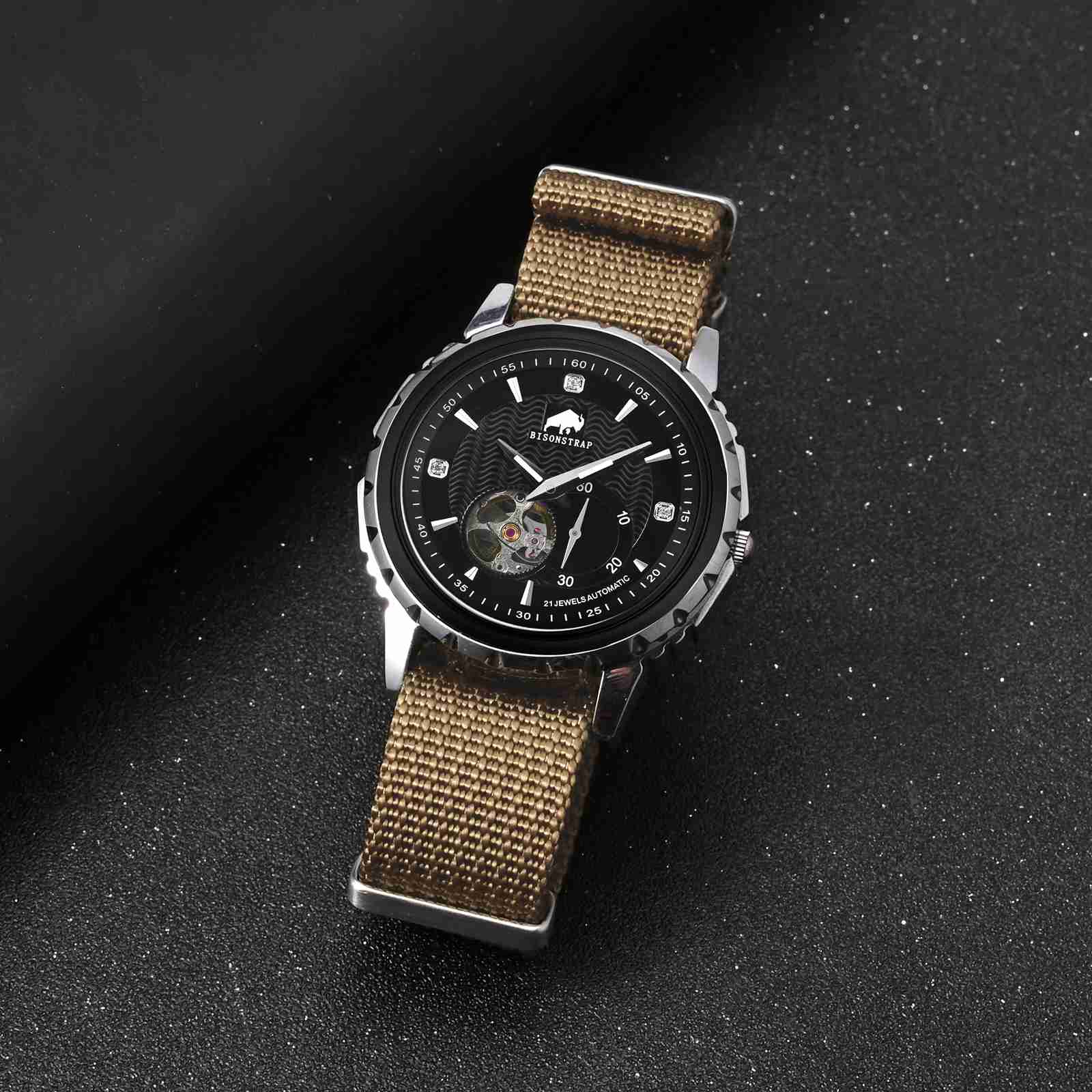 BISONSTRAP 남성용 시계 스트랩 18mm 20m - Suede Strap Watch 리뷰 및 가격