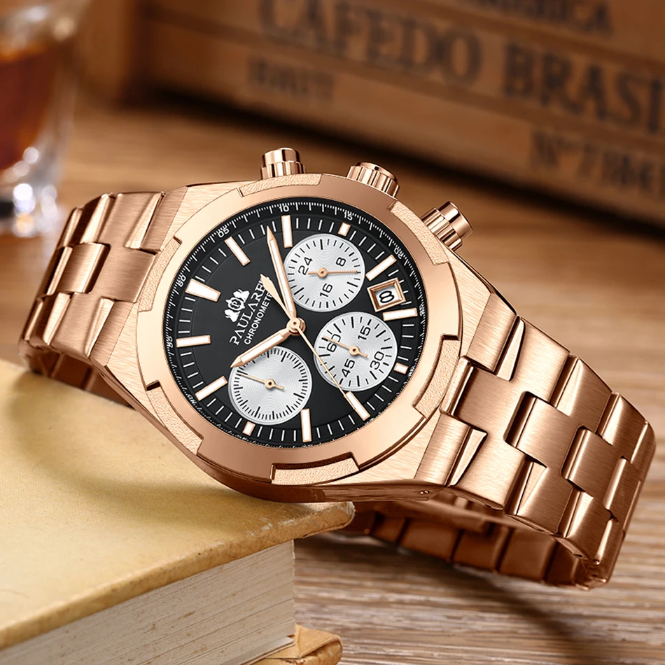 남성용 럭셔리 시계 크로노그래프 발광 로즈 골드 실버  - Cartier Watch Tank 리뷰 및 가격