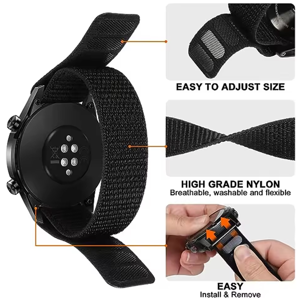 26mm, 22mm, 벨크로 방식의 나일론 시계줄, G - Sport Loop Velcro 리뷰 및 가격