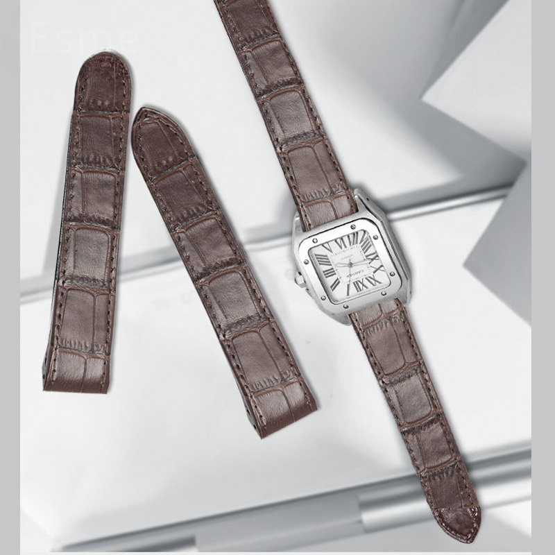 까르띠에 산토스 산도스 100 정품 가죽 시계 밴드용  - Cartier Watch Santos 리뷰 및 가격