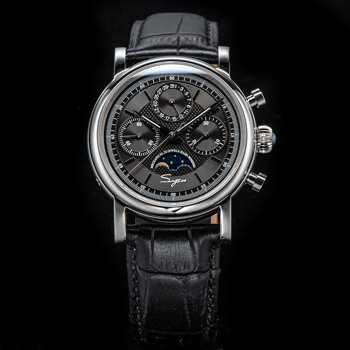 Sugess 파일럿 크로노 그래프 기계식 시계 남성 방 - Omega Watch Constellation 리뷰 및 가격