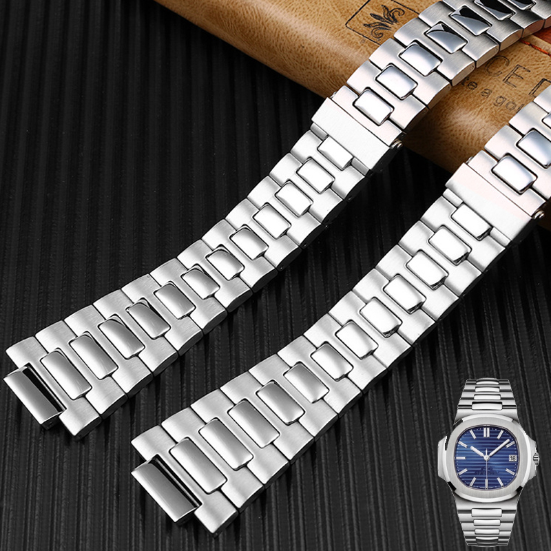 볼록형 실버 스테인레스 스틸 시계줄 25x13mm 솔리 - Patek Philippe Watch Nautilus 리뷰 및 가격